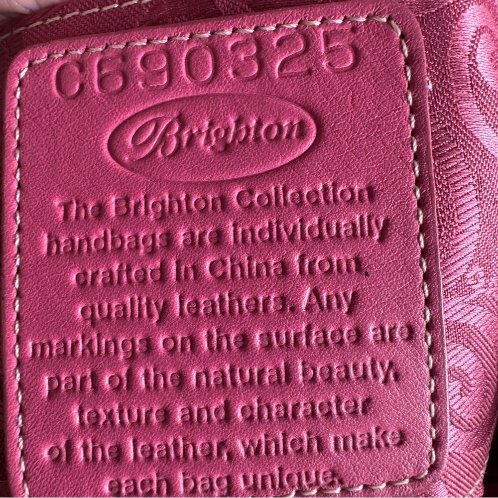 VINTAGE BRIGHTON JULIET PINK SIGNATURE MINI HANDBAG - Picture 8 of 8